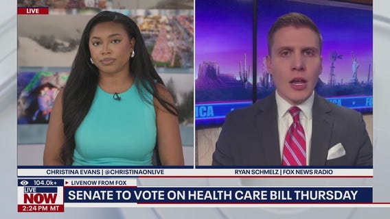 Senate to vote on health care bill Thursday