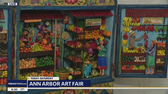 Ann Arbor Art Fair returns with hundreds of artists and half a million visitors