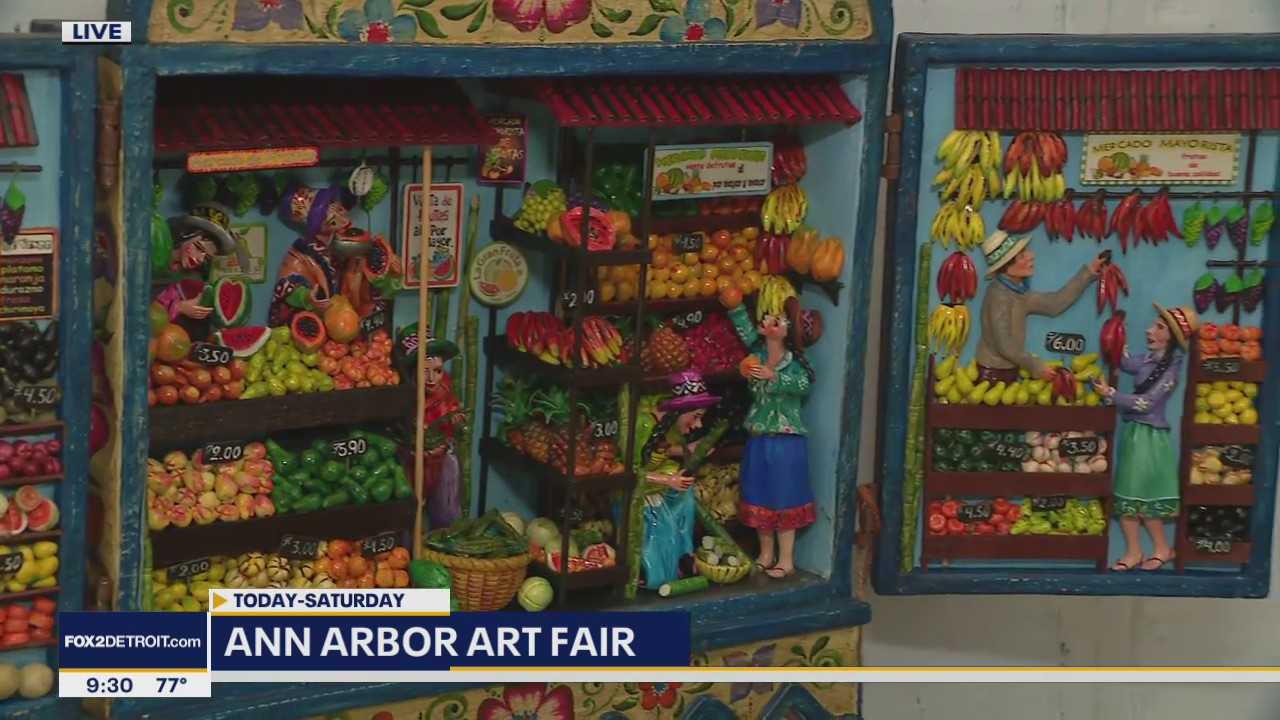 Ann Arbor Art Fair returns with hundreds of artists and half a million visitors