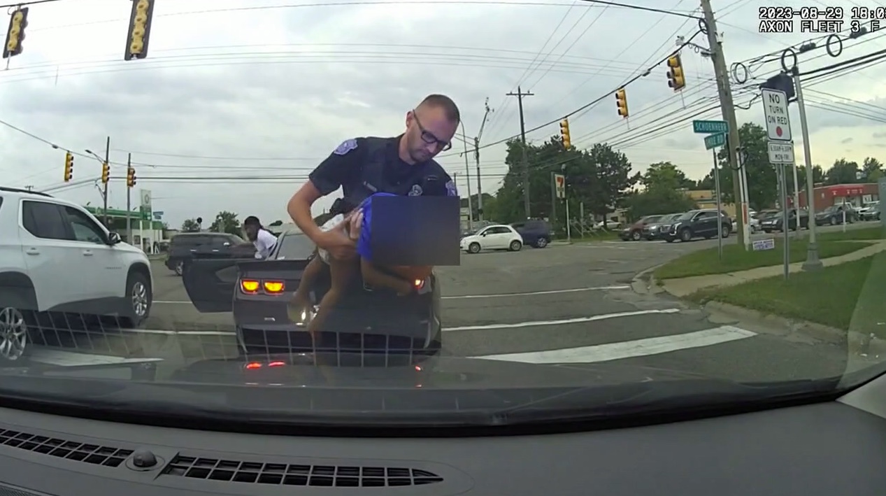 Warren Police save baby dashcam