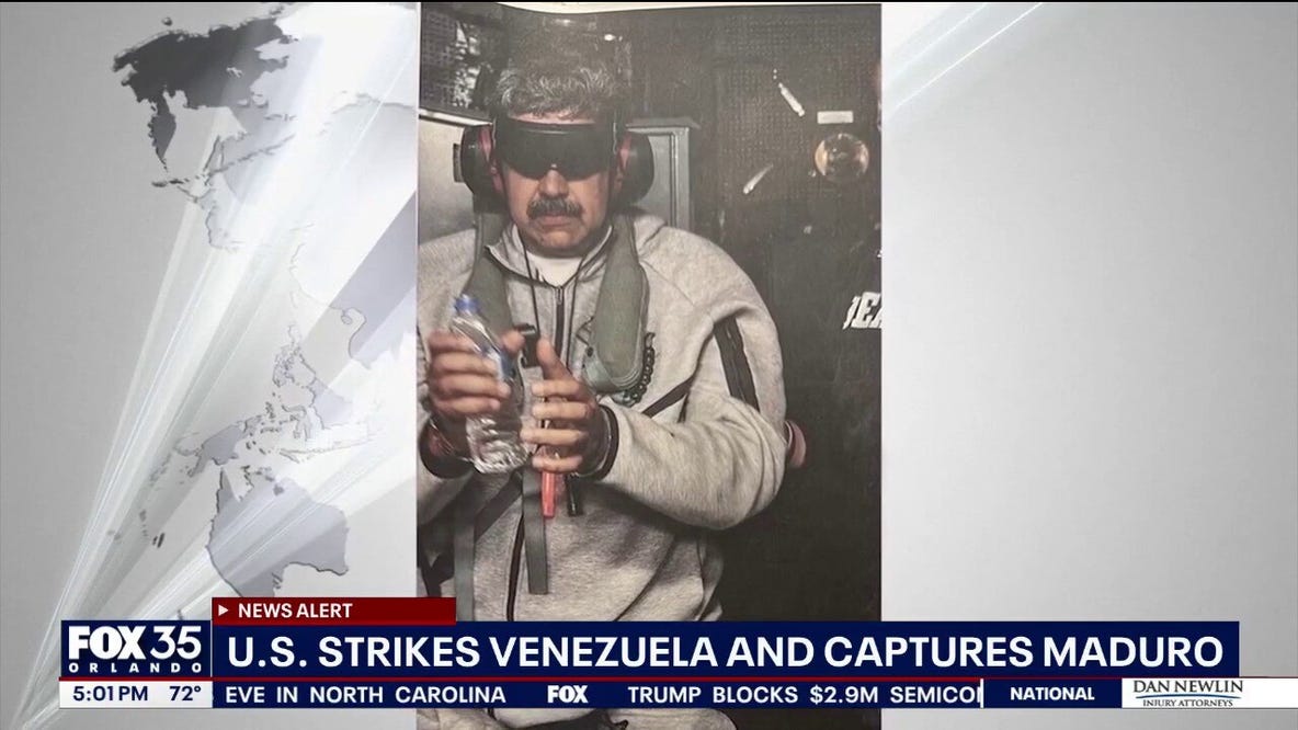 Trump: US strikes Venezuela, captures Nicolás Maduro, his wife
