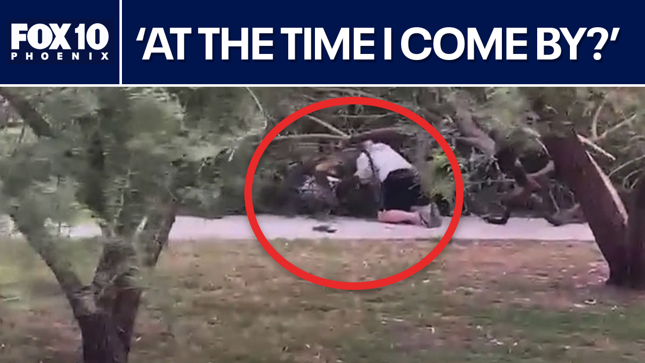Blind Buckeye man trapped under fallen tree