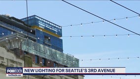 New lighting along Seattle's 3rd Avenue aims to reduce crime