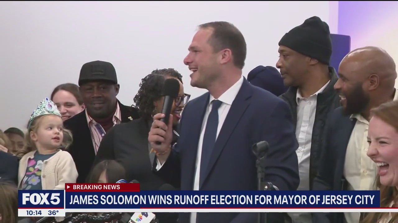 James Solomon wins runoff election for mayor of Jersey City