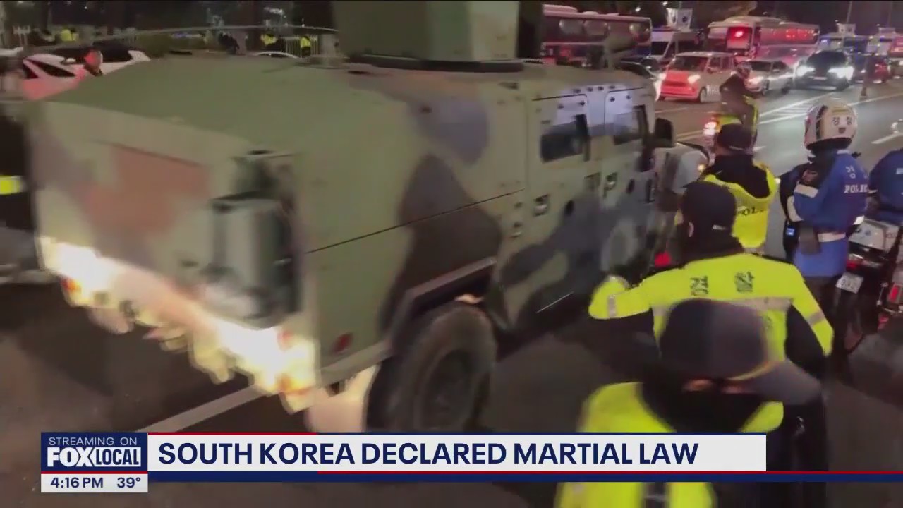 South Korea declares, lifts martial law