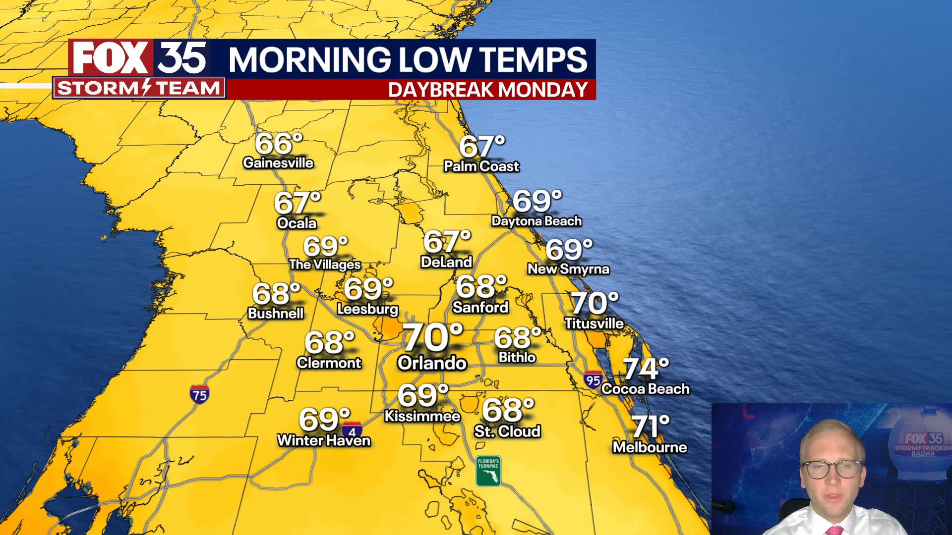 Orlando weather forecast PM: May 5, 2024