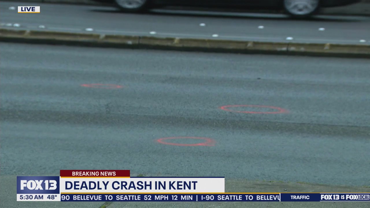 Deadly crash investigation in Kent | FOX 13 Seattle