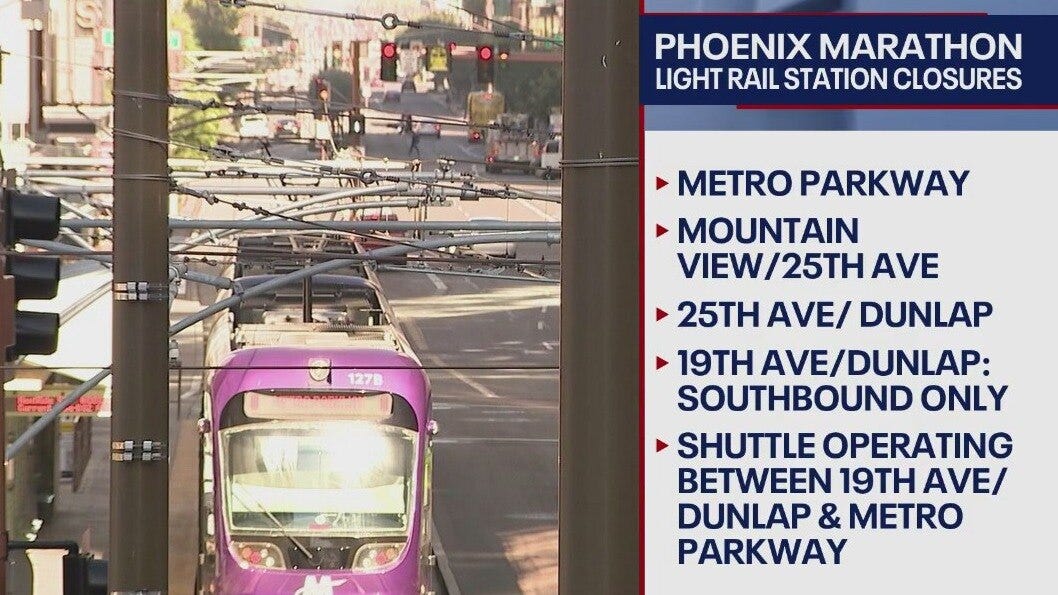 Travel alert: Phoenix Marathon road closures start Dec. 13