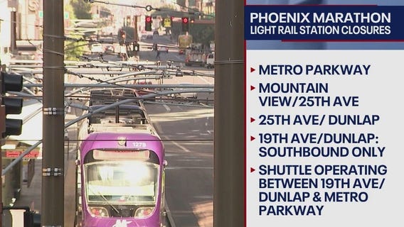Travel alert: Phoenix Marathon road closures start Dec. 13