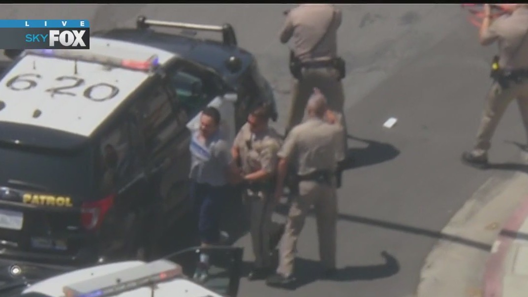 Woodland Hills police chase: Two in custody