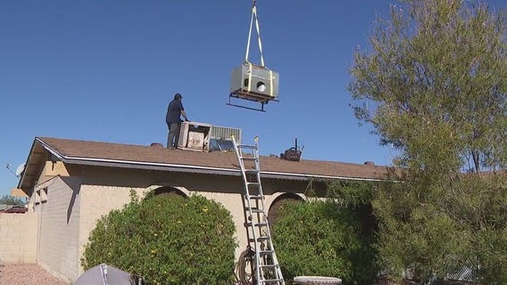 Glendale woman gets new A/C