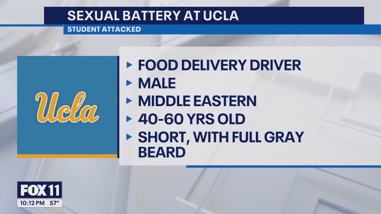 Woman sex assaulted by delivery driver: UCLA police