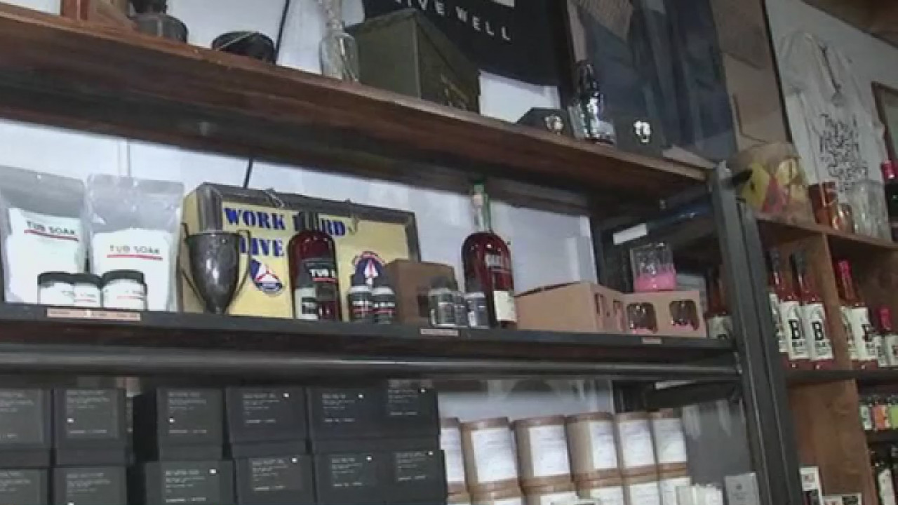 Shopping local at Manready Mercantile