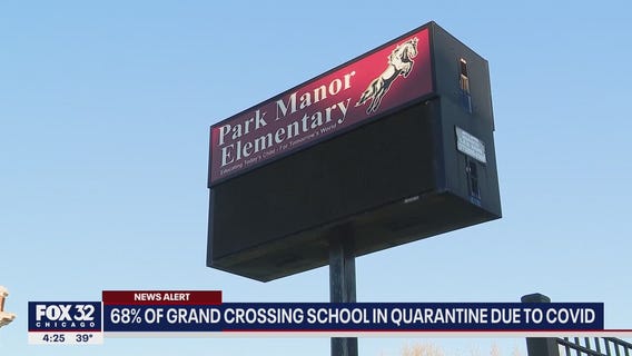 68% of Grand Crossing school in quarantine due to COVID-19