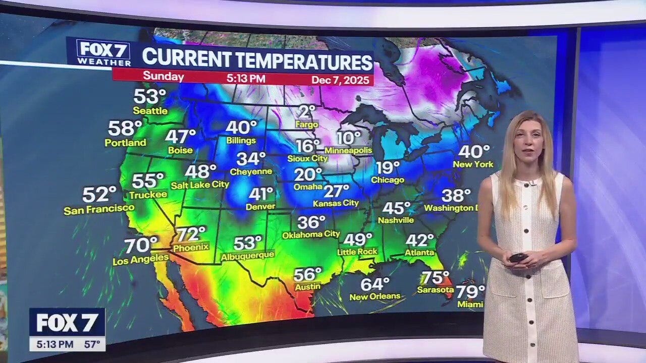 Austin weather: December 7 evening forecast