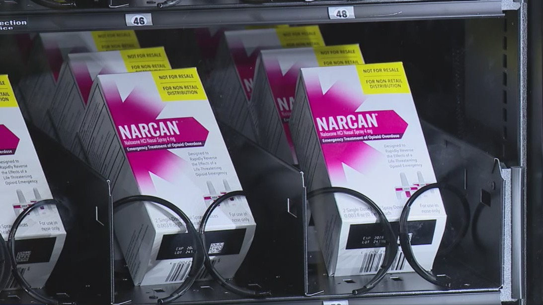 Wayne County is home to dozens of Narcan vending machines
