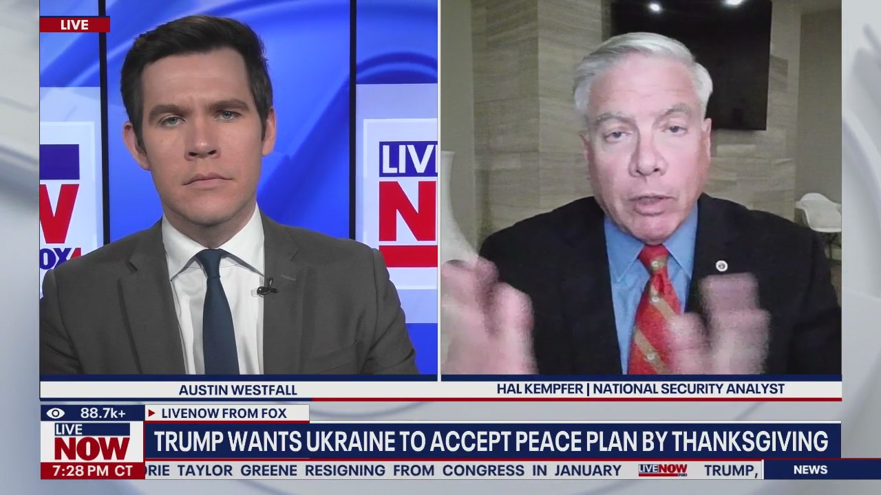 Trump wants Ukraine to accept peace plan by Thanksgiving