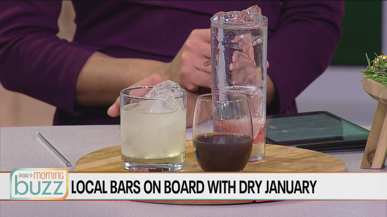Enjoying Dryuary.. at the bar. Twin Cities hot spots who make it easy to go alcohol-free
