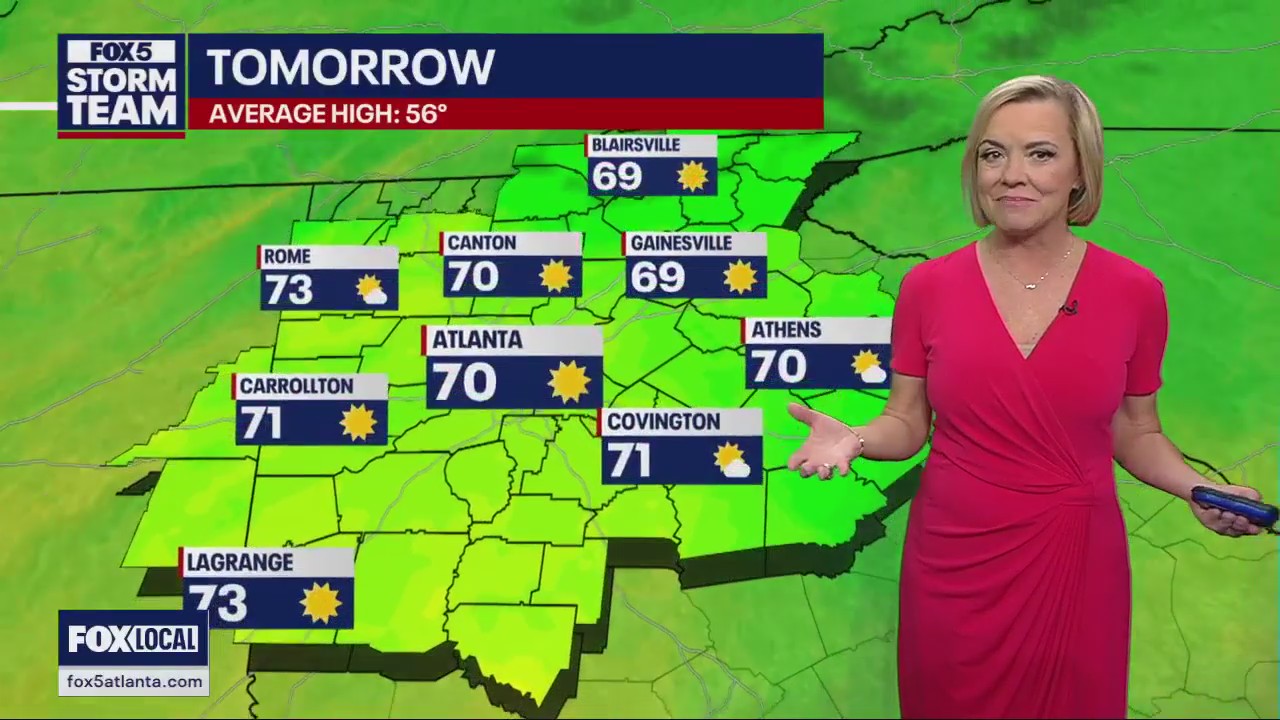 Sunday afternoon forecast