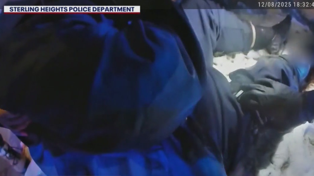 First responders save woman from burning car