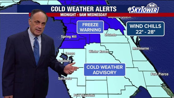 Tampa Weather | Tuesday evening forecast