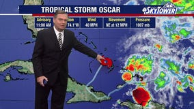 Tropical Storm Oscar expected to dissipate