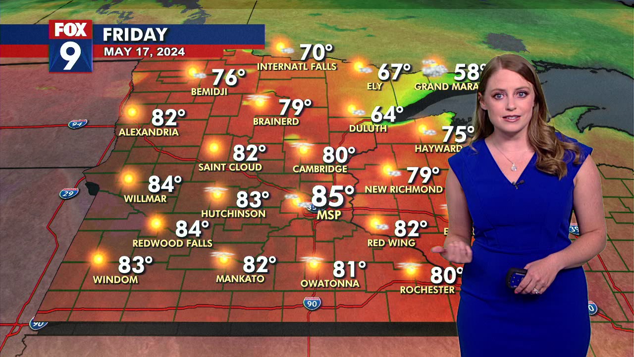 Minnesota weather: Sunny and warm Friday