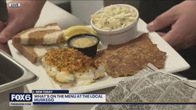 Frying up fish at The Local