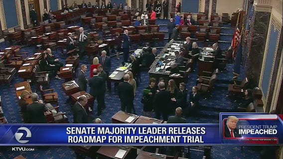 Senate Majority Leader releases road map for Impeachment trial