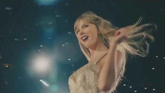 Taylor Swift's concert film opens in theaters