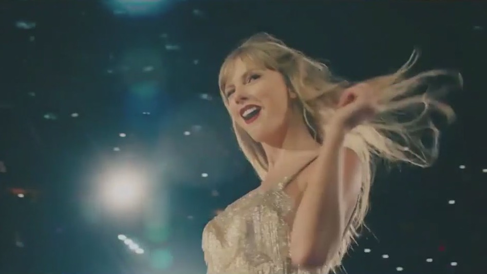 Taylor Swift's concert film opens in theaters