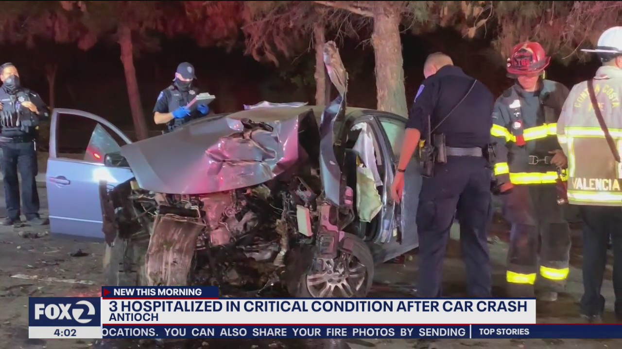 Two year-old among critically injured in Antioch crash