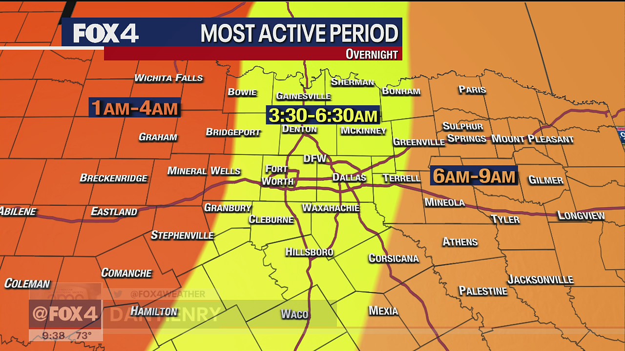 March 16 overnight forecast