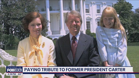 Paying tribute to former president Carter