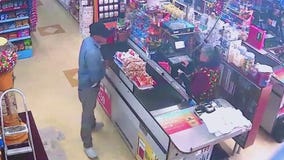 Santa Ana store clerk convinces gunman not to rob shop