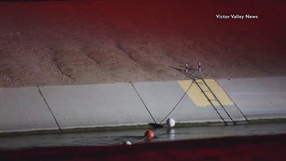 Body of woman pulled out following car crash into Hesperia Aqueduct