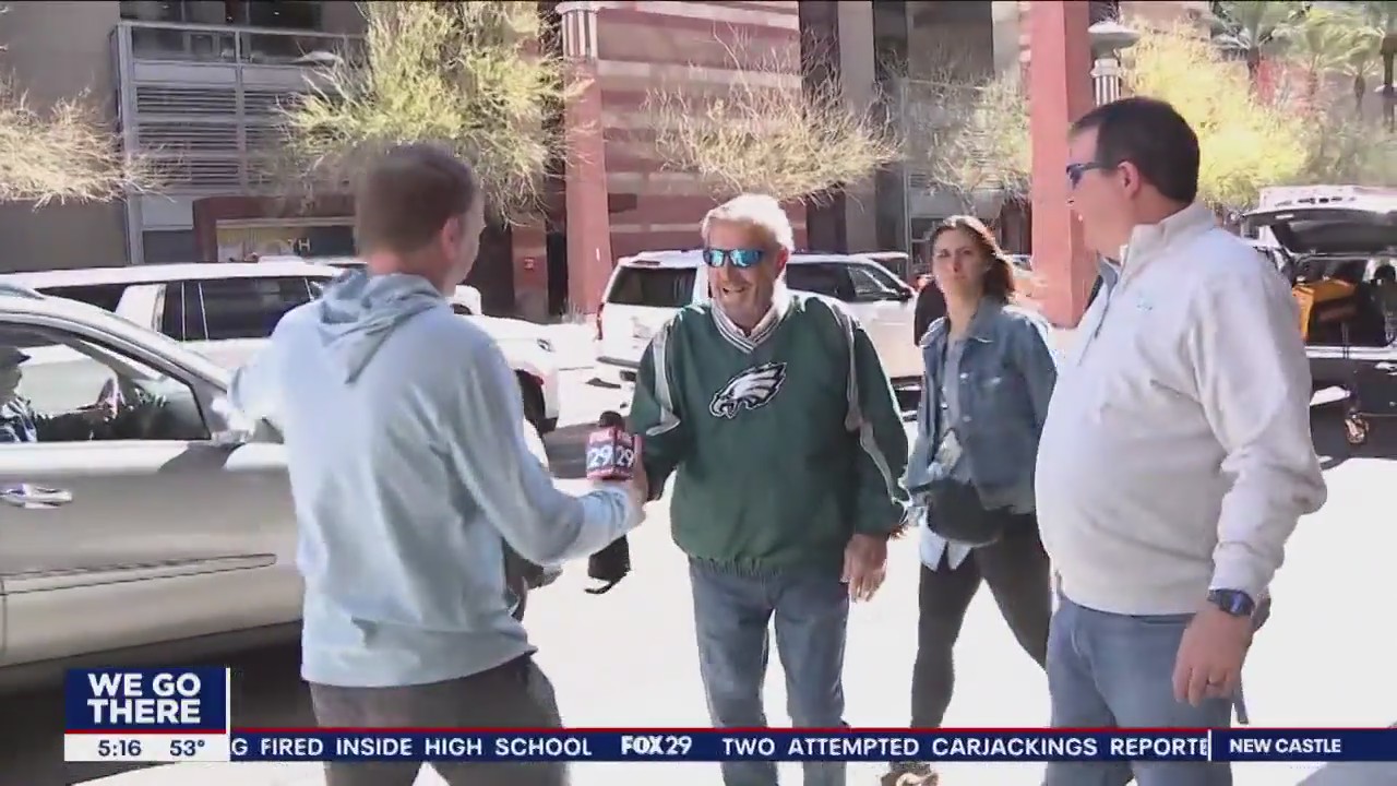 94-year-old Ocean City man attending his 13th Super Bowl with his son