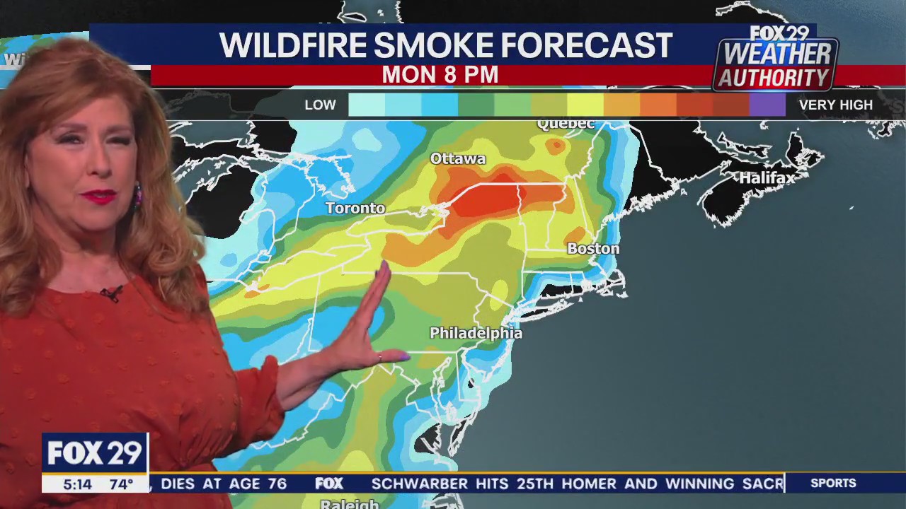 Weather Authority: Monday, 5 a.m. forecast