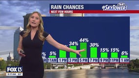 Tampa weather | Rain chances throughout Saturday