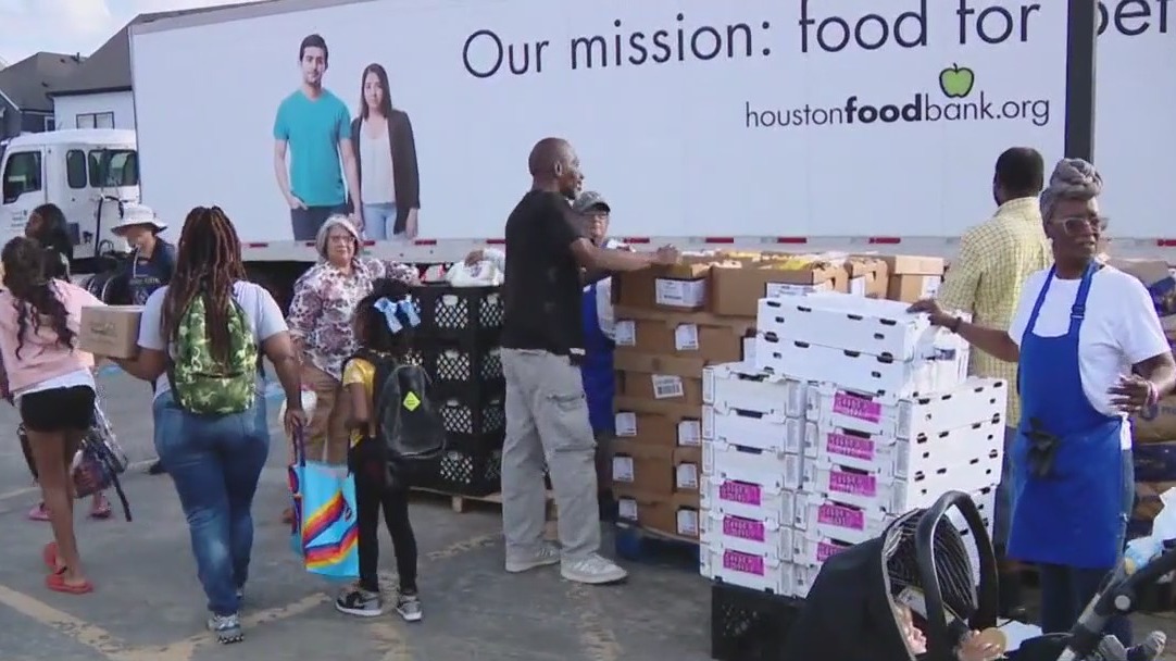 Houstonians flood food distribution site as SNAP benefit worries continue