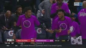 Minnesota Timberwolves sport Prince-inspired jerseys