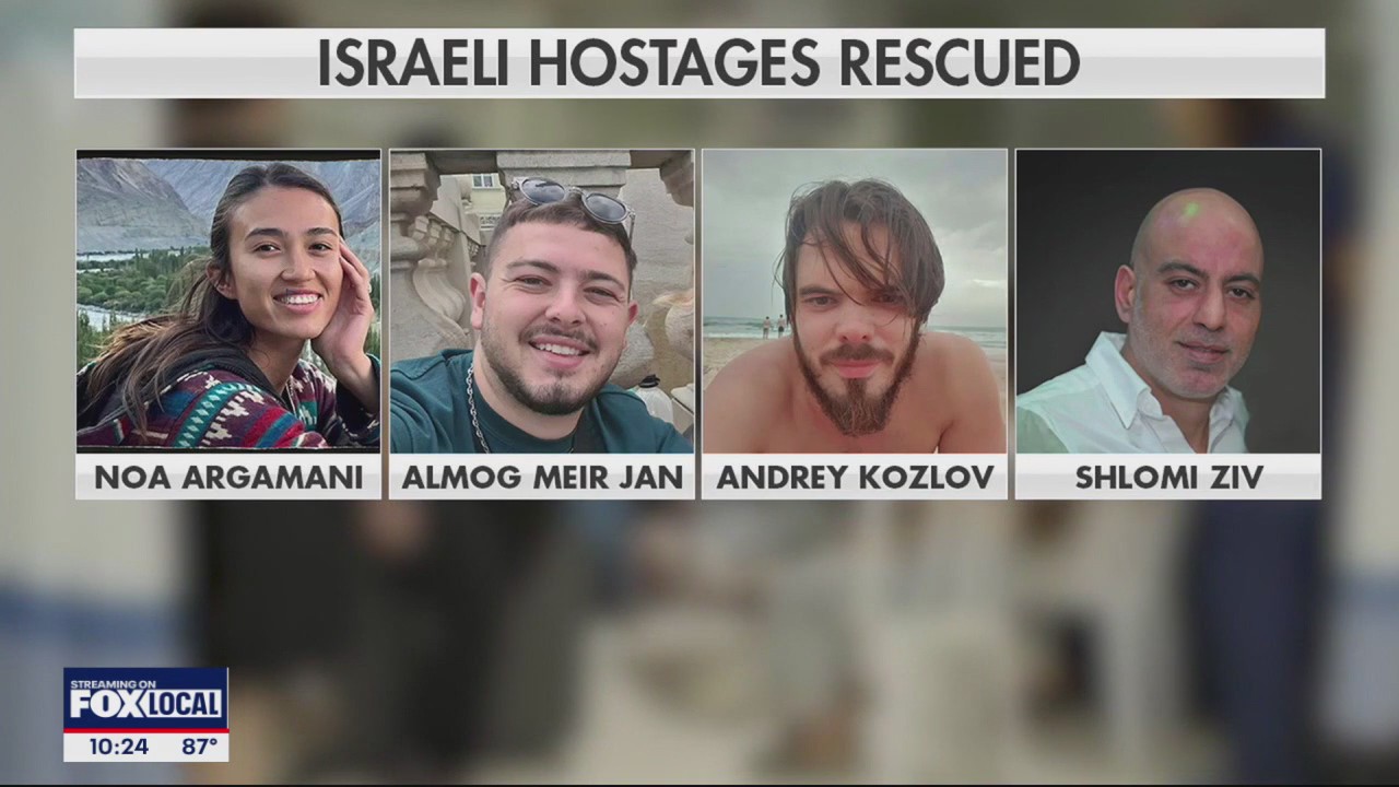 Israel-Hamas War: Israeli hostages reunited with family