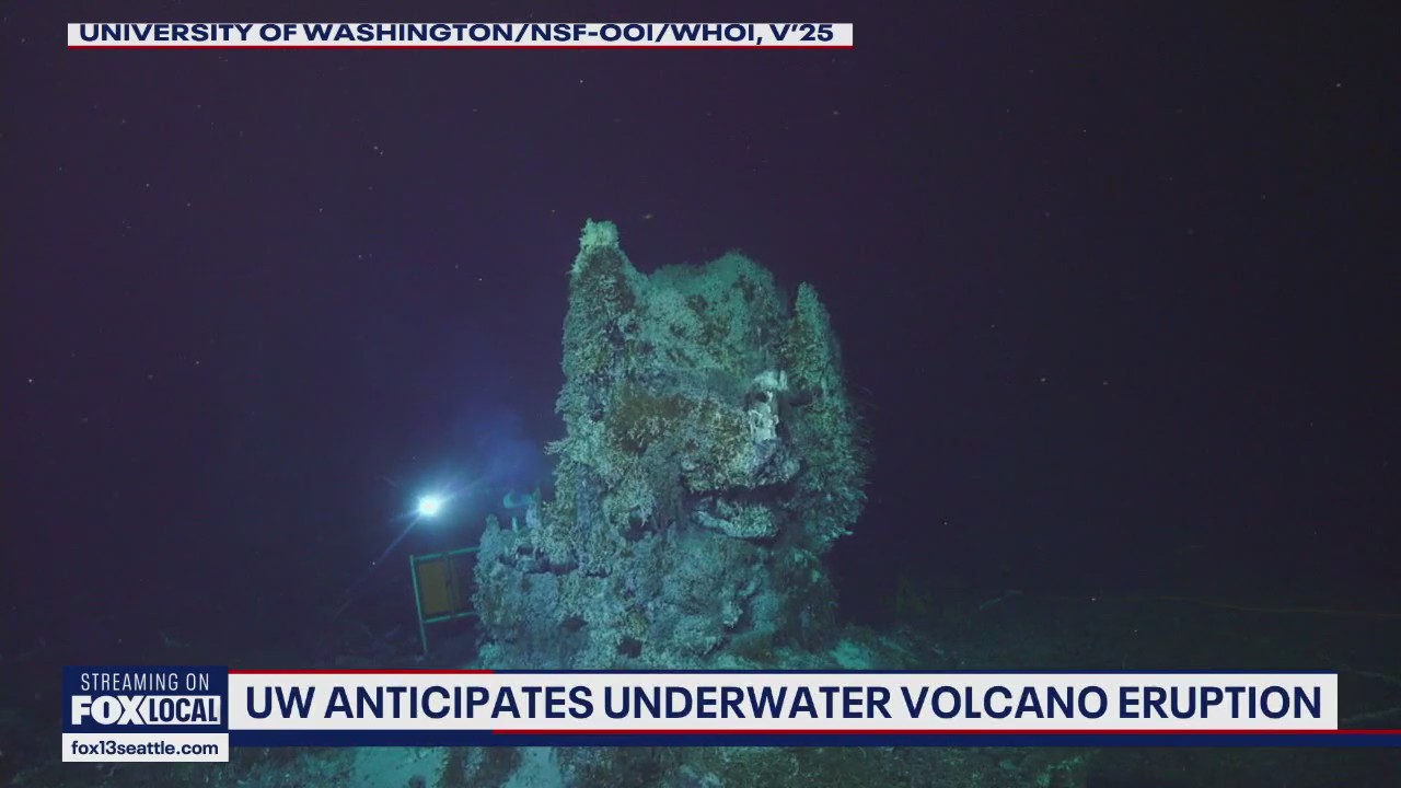UW anticipates underwater volcano eruption