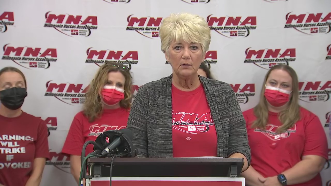 RAW: Minnesota nurses union speaks after voting to authorize strike