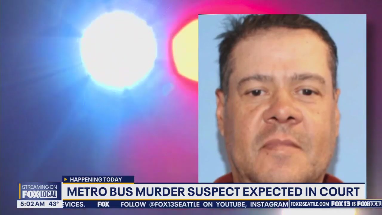 King County Metro bus murder suspect expected in court | FOX 13 Seattle