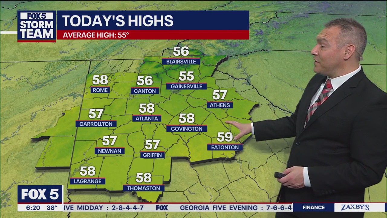 Wednesday morning weather forecast