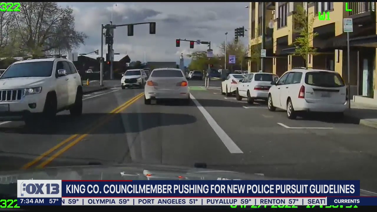 King County Councilmember pushing for new police pursuit guidelines