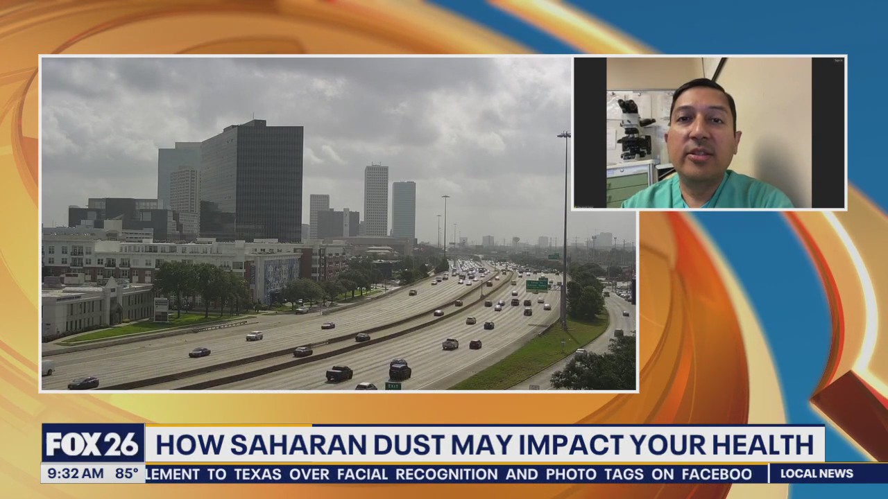 How Saharan dust can affect your health