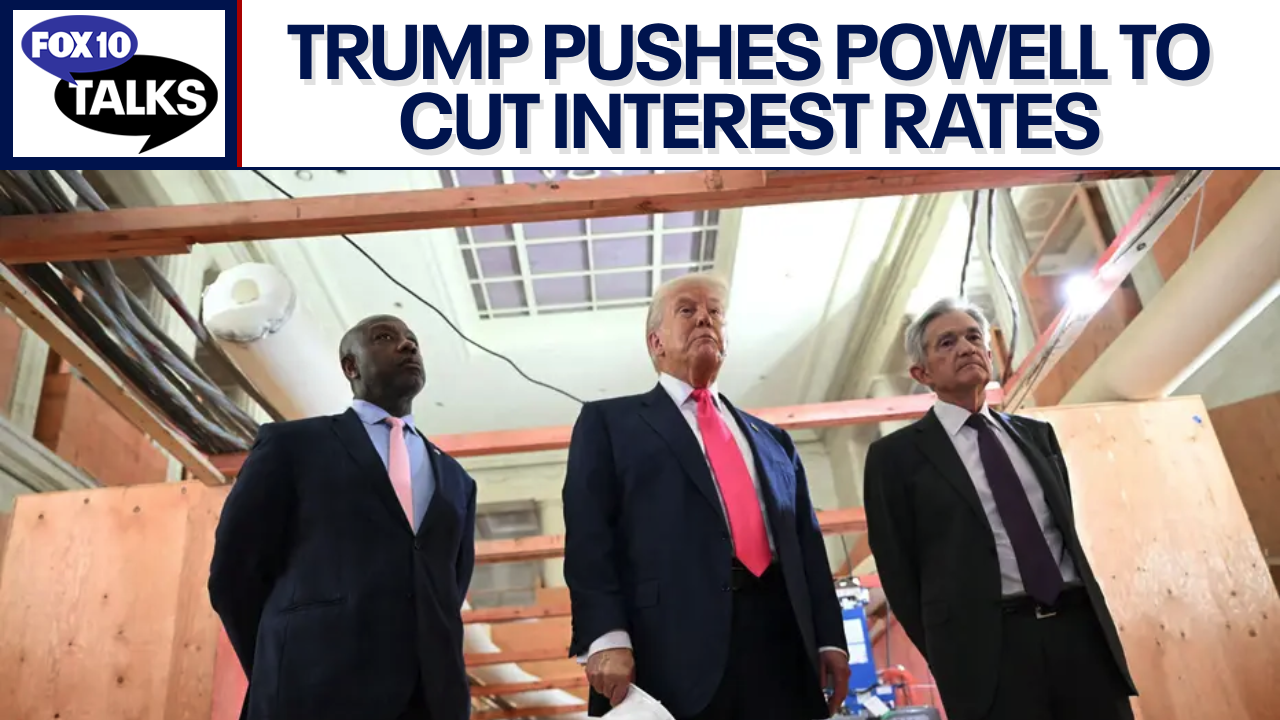 President Trump meets with Chairman Jermone Powell at Federal Reserve