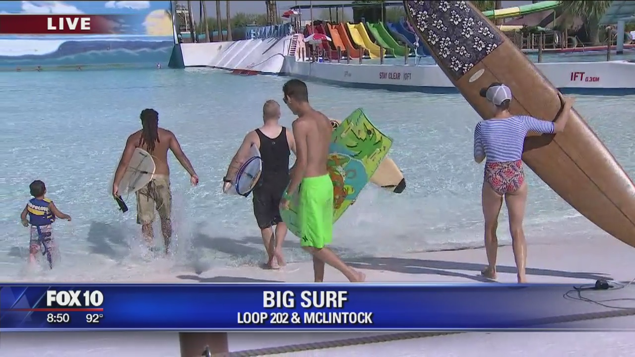 Staying cool in the summer heat at Big Surf